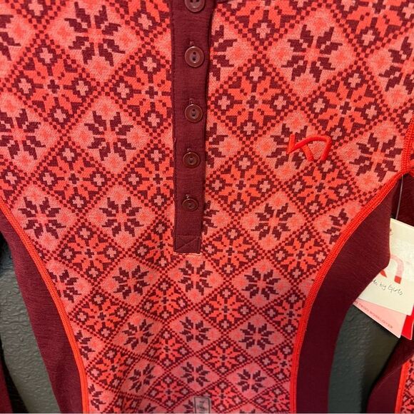 Kari Traa Women's Rose Long Sleeve Baselayer Top 100% Wool - Picture 6 of 11